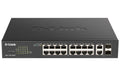 D-Link DGS-1100-18PV2 network switch Managed L2 Gigabit Ethernet (10/100/1000) Power over Ethernet (PoE) 1U Black