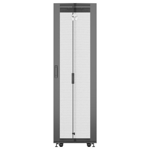 Vertiv VR Rack VR3100 rack cabinet 42U Freestanding rack Black, Transparent