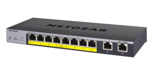 NETGEAR GS110TPP Managed L2/L3/L4 Gigabit Ethernet (10/100/1000) Power over Ethernet (PoE) Grey