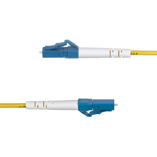 StarTech.com 3m (9.8ft) LC to SC (UPC) OS2 Single Mode Simplex Fiber Optic Cable, 9/125µm, 40G/100G, Bend Insensitive, Low Insertion Loss - LSZH Fiber Jumper Cord