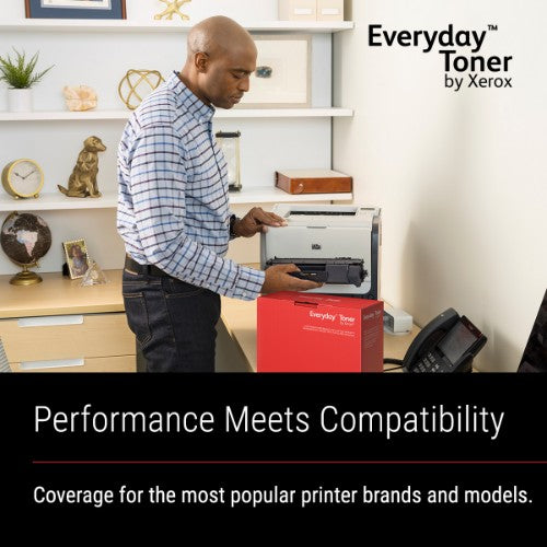 Everyday™ Cyan Toner by Xerox compatible with Brother TN241C, Standard capacity