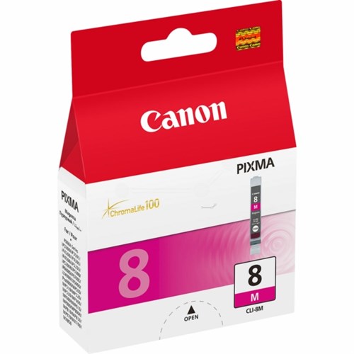 Canon 0622B001/CLI-8M Ink cartridge magenta, 478 pages ISO/IEC 24711 13ml for Canon Pixma IP 3300/4200/6600/MP 960/Pro 9000