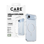 PanzerGlass CARE by ® Flagship Case Transparent Urban Explorer w. White MagSafe iPhone Air