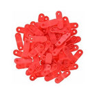 Zebra Clips for use with QuickClip Wristbands Red
