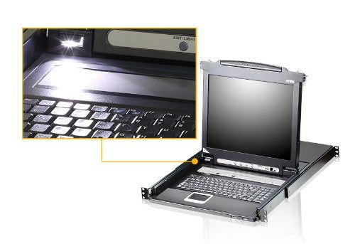 ATEN CL5716M KVM switch Rack mounting Black