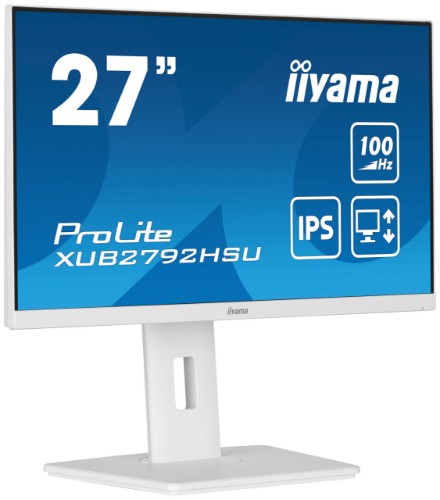 iiyama ProLite 27” IPS technology panel with height adjustable stand and 100Hz refresh rate