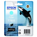 Epson C13T76054010/T7605 Ink cartridge light cyan, 2.4K pages 25.9ml for Epson SC-P 600