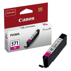 Canon 0387C001/CLI-571M Ink cartridge magenta, 297 pages ISO/IEC 24711 182 Photos 6.5ml for Canon Pixma MG 5750/7750