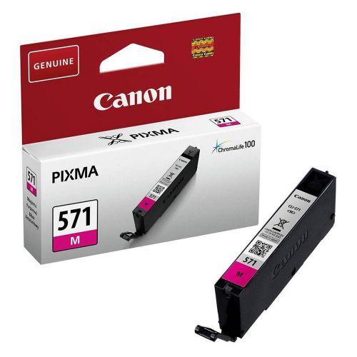 Canon 0387C001/CLI-571M Ink cartridge magenta, 297 pages ISO/IEC 24711 182 Photos 6.5ml for Canon Pixma MG 5750/7750