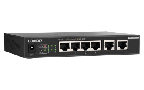QNAP QSW-2104-2T-R2 network switch Unmanaged 10G Ethernet (100/1000/10000) Desktop Black