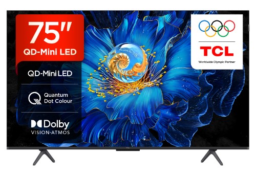 TCL C6KS 75C6KS-UK TV 190.5 cm (75") 4K Ultra HD Smart TV Wi-Fi Metallic