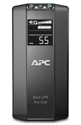 APC Back-UPS Pro uninterruptible power supply (UPS) Line-Interactive 0.55 kVA 330 W 6 AC outlet(s)