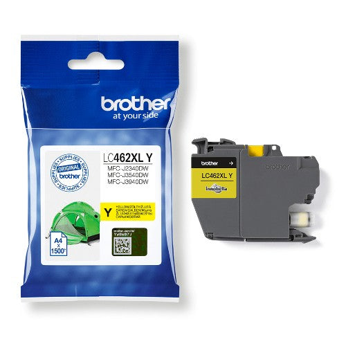 Brother LC-462XLY Ink cartridge yellow, 1.5K pages ISO/IEC 19752 for Brother MFC-J 2340