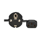 Eaton P054-01M-EU power cable Black 1 m CEE7/7 IEC C13