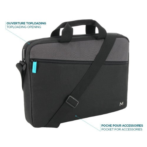 Mobilis The One Essential 40.6 cm (16") Briefcase Black, Grey