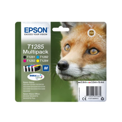 Epson C13T12814012/T1281 Ink cartridge black, 170 pages 5,9ml for Epson Stylus S 22/SX 235 W/SX 420/SX 430 W