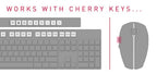 CHERRY DW 5100 keyboard Mouse included Home RF Wireless Czech, Slovakian Black