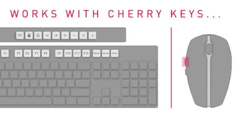 CHERRY DW 5100 keyboard Mouse included Home RF Wireless Czech, Slovakian Black