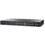 Cisco Small Business SG220-26P Managed L2 Gigabit Ethernet (10/100/1000) Power over Ethernet (PoE) Black