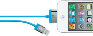 Charge/sync Cable 2.1a 30-pin 2m Blue For iPhone/ iPad/ Ipod