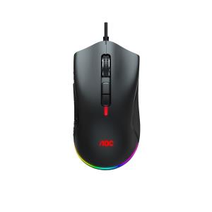 AOC Gaming GM530B - Mouse - ergonomic - right-handed - optical - 7 buttons - wired - USB 2.0