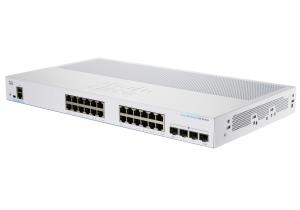 Cisco Business 350 Series 350-24t-4x - Switch - L3 - Managed - 24 X 10/100/1000 + 4 X 10 Gigabit Sfp