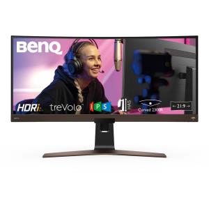 BenQ EW3880R - LED monitor - curved - 37.5" - 3840 x 1600 WQHD+ @ 60 Hz - IPS - 300 cd/m� - 1000:1 -