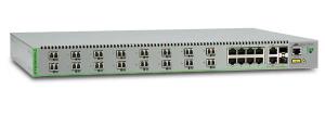 Allied 16 X 100fx (lc) & 8 X 10/100tx  Port Managed Compact Fast Ethernet Switch. Single  Ac Power S