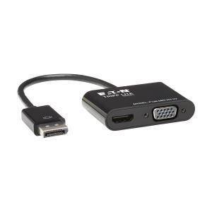 TRIPP LITE DisplayPort 1.2 to VGA/HDMI All-in-One Converter Adapter 4K x 2K HDMI @ 24/30Hz