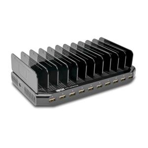10-PORT USB CHARGING STATION 12V 8A (96W) / SCHUKO POWER CORD