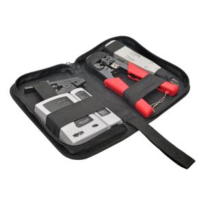 4-PIECE NETWORK INSTALLER TOOL KIT WITH CARRYING CASE