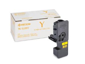 Toner Cartridge - Tk-5220y - Standard Capacity - 1.2k Pages - Yellow