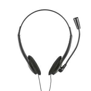 Headset Hs-100 Chat - 3.5mm - Wired - Black