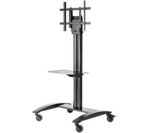 Smartmount Full Featured Flat Panel Tv Cart For 32in To 75in Tvs
