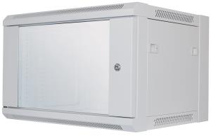 Wallmount Cabinet - 19in - 6U - 370 X 570 X 450mm - Flatpack - Grey