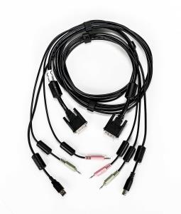 Cable Assy 1-DVI-I/1-USB/2-audio 6ft
