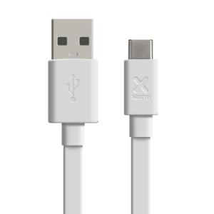 Flat Cable - USB - USB-c - 1m - White
