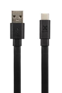 Flat Cable - USB - USB-c - 3m - Black