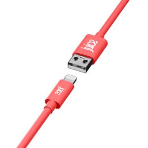 Lightning Cable - 3m - Round - Coral Eco