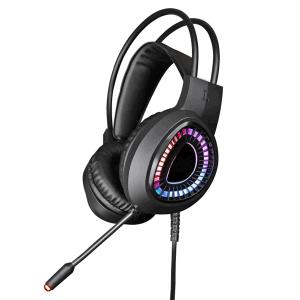 Varr Gaming RGB Headphones 40mm Speakers Mic USB 7.1 For Pc And Ps5 Black